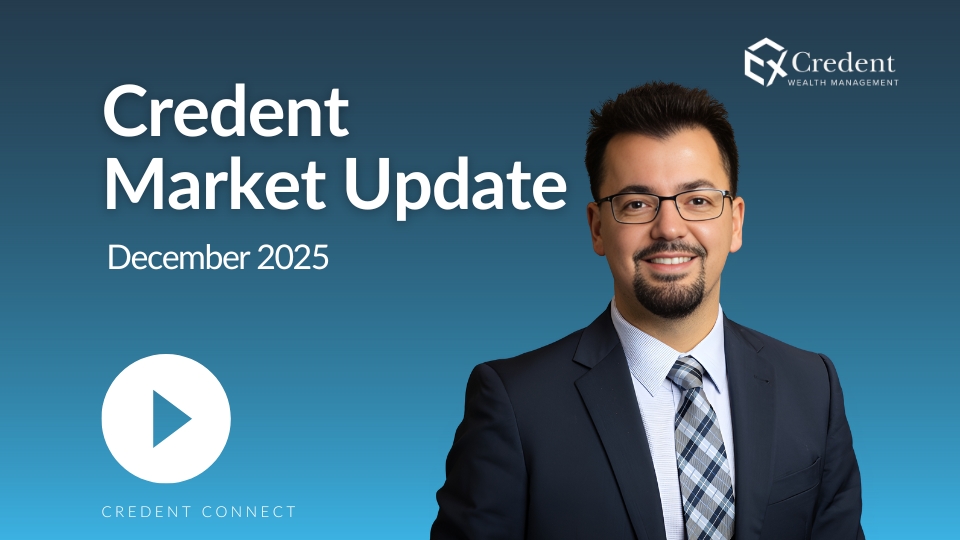 Credent December market update thumbnail with Edison Byzyka, Chief Investment Officer.